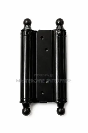 Black Double Action Spring Hinge 4 Inches