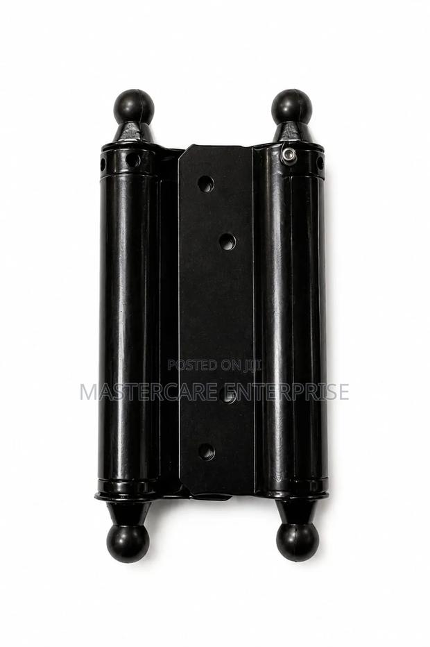 Black Double Action Spring Hinge 4 Inches - main view