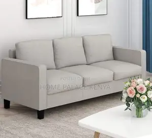 Home Sofa: 3 Seater Fabric Sofa