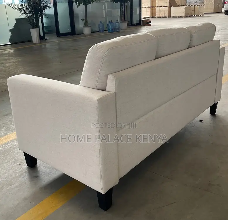 Home Sofa: 3 Seater Fabric Sofa