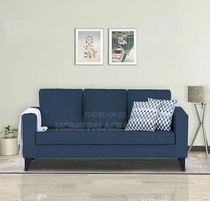 Home Sofa: 3 Seater Fabric Sofa