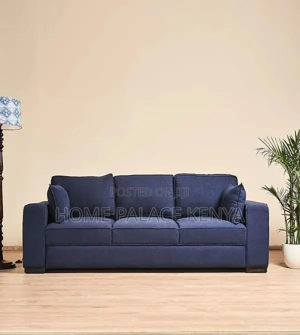 Home Sofa: 3 Seater Fabric Sofa