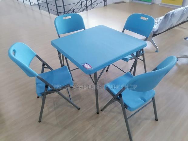 Blue Outdoor Balcony Set