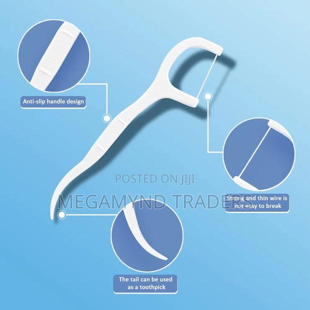 50pc Dental Floss Tooth Pick - thumbnail 3