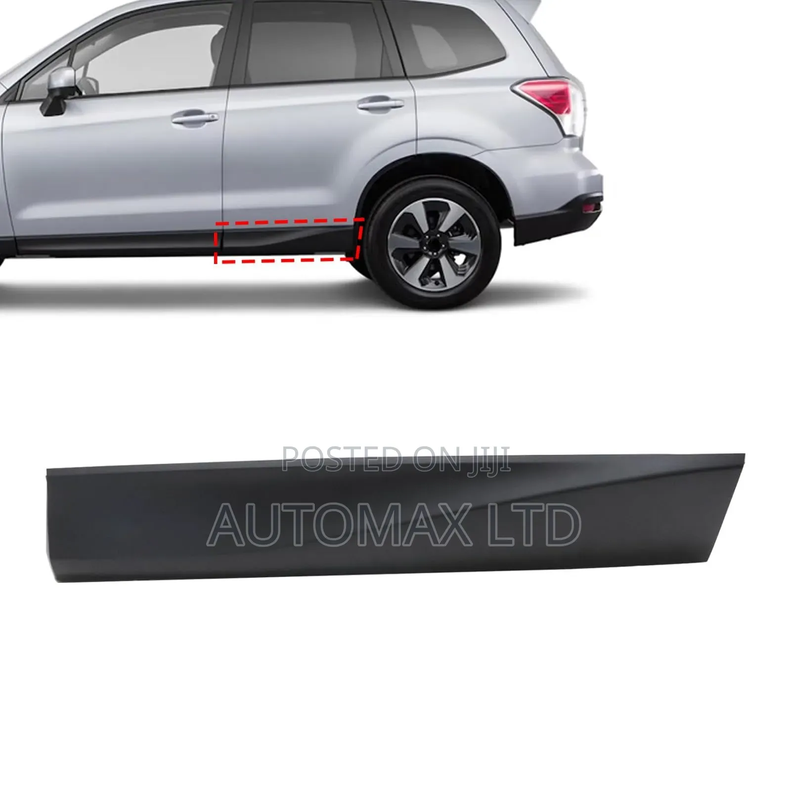 Subaru Foresta, Sj5 Door Moulding Trim (Black)