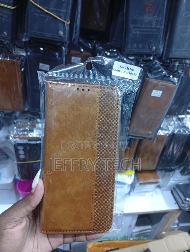 Pu Leather Wallet Flip Case for the Tecno Camon 30s - main view