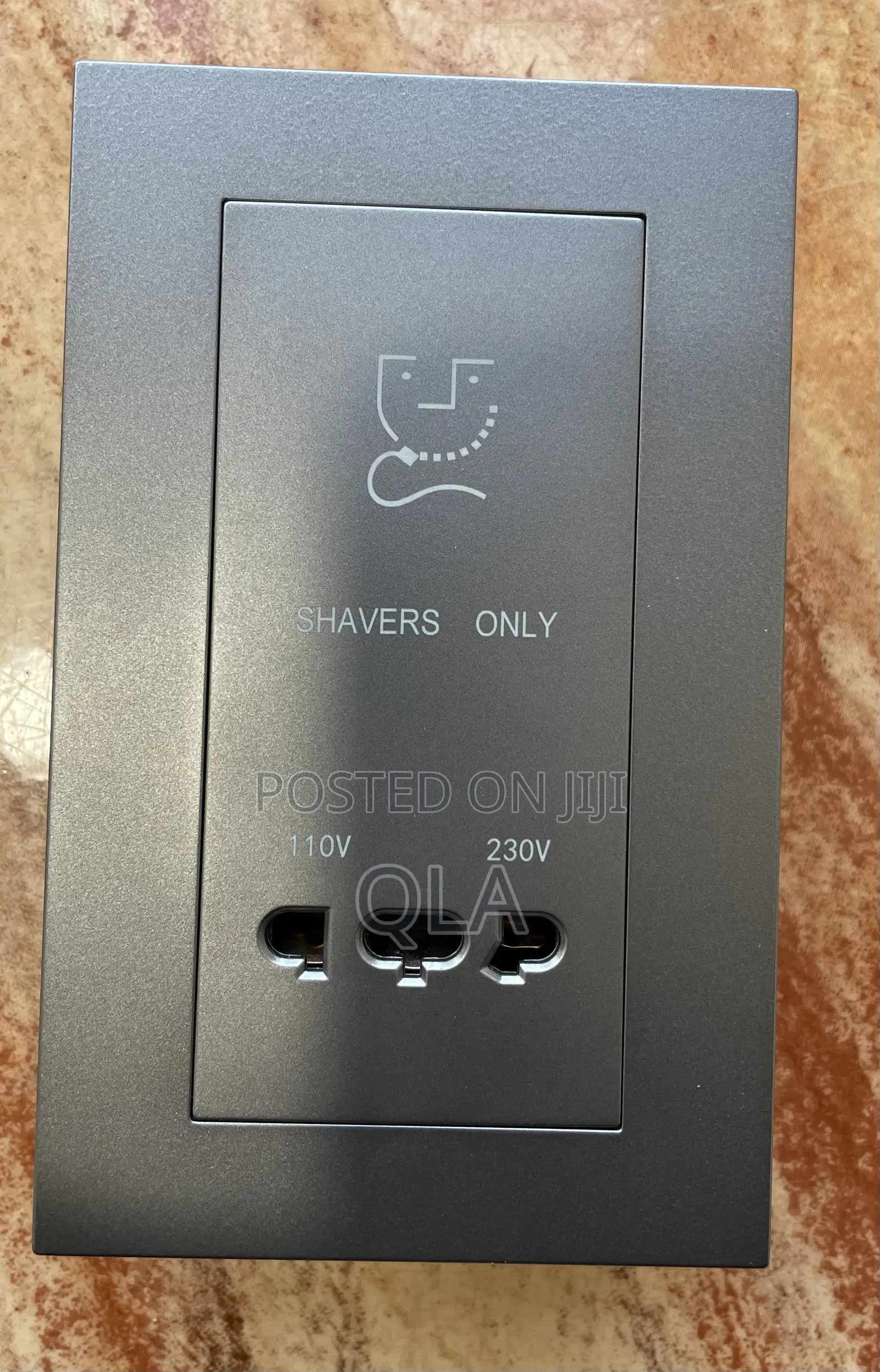 Shaver Socket Grey
