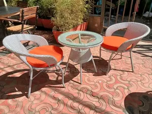 Balcony Set With Cushion Cover
