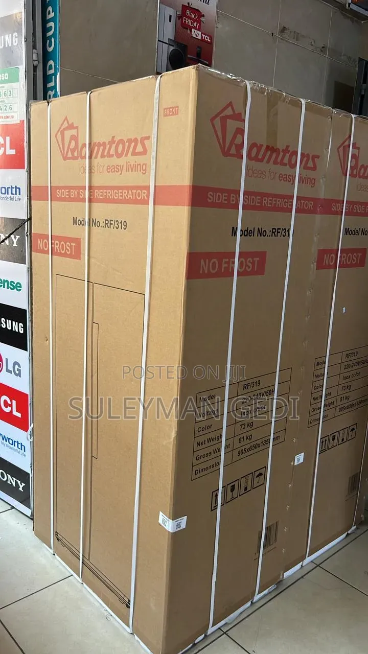 Ramtons Fridge 430l No Frost Side by Side