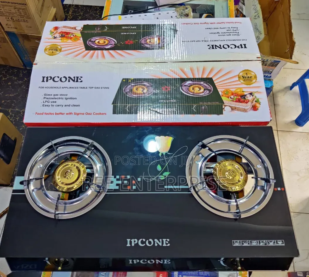 *Ipcone 2 Burner *Glass Top Table Top Cooker