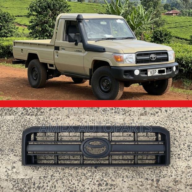 Toyota Land Cruiser Fj79 Fj78 2008 Onwards Grille / Grill Black