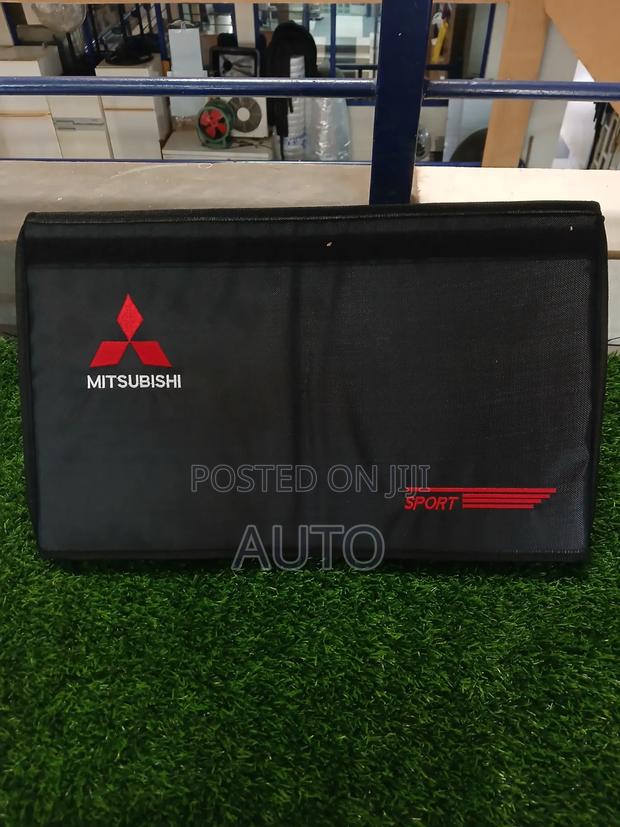 Mitsubishi Boot Storage Organizer – Foldable Car Trunk Organizer