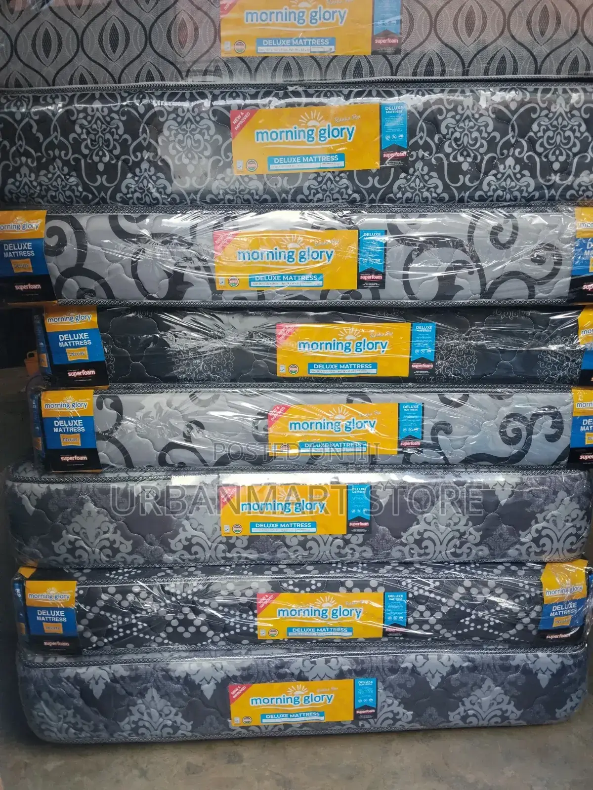 Morning Glory Mattress Quilted Finish 5 by 6, 10 Inches