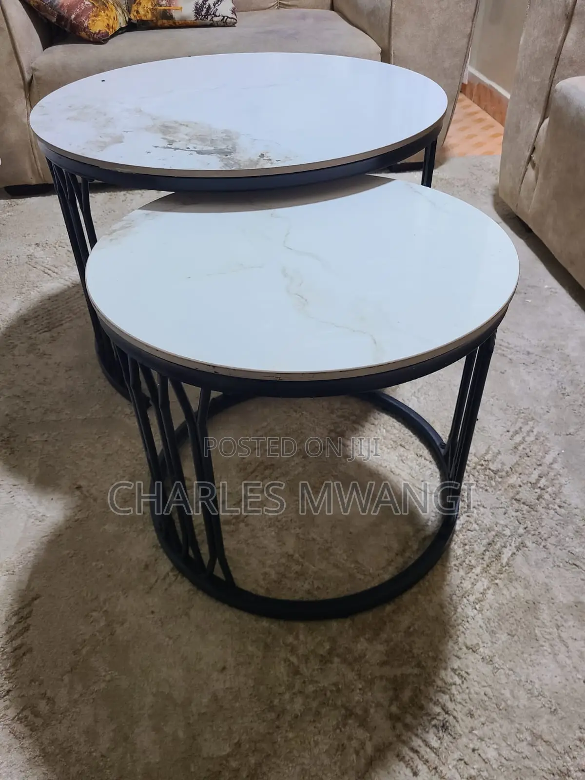 Marble Round Coffee Table