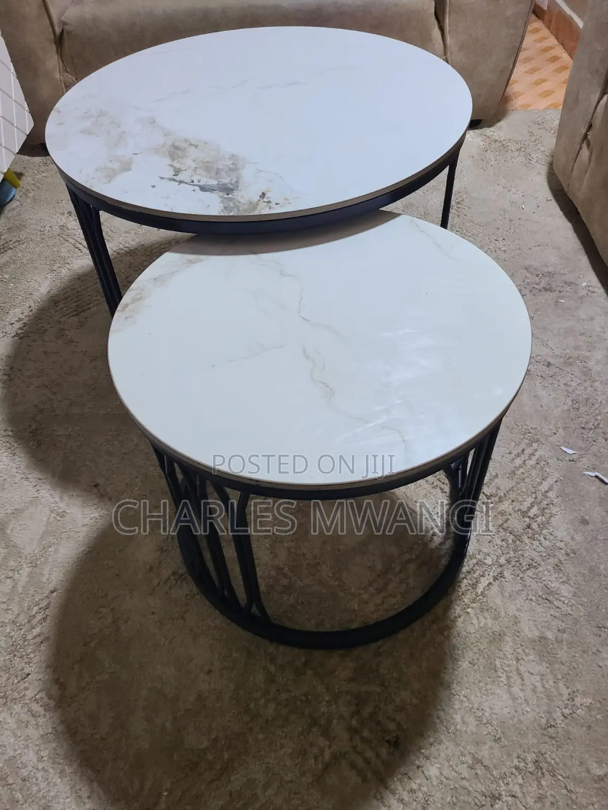 Marble Round Coffee Table