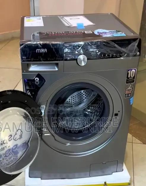 Mika Washing Machine, 8kg Wash and Spin , Inverter Motor, Front Load