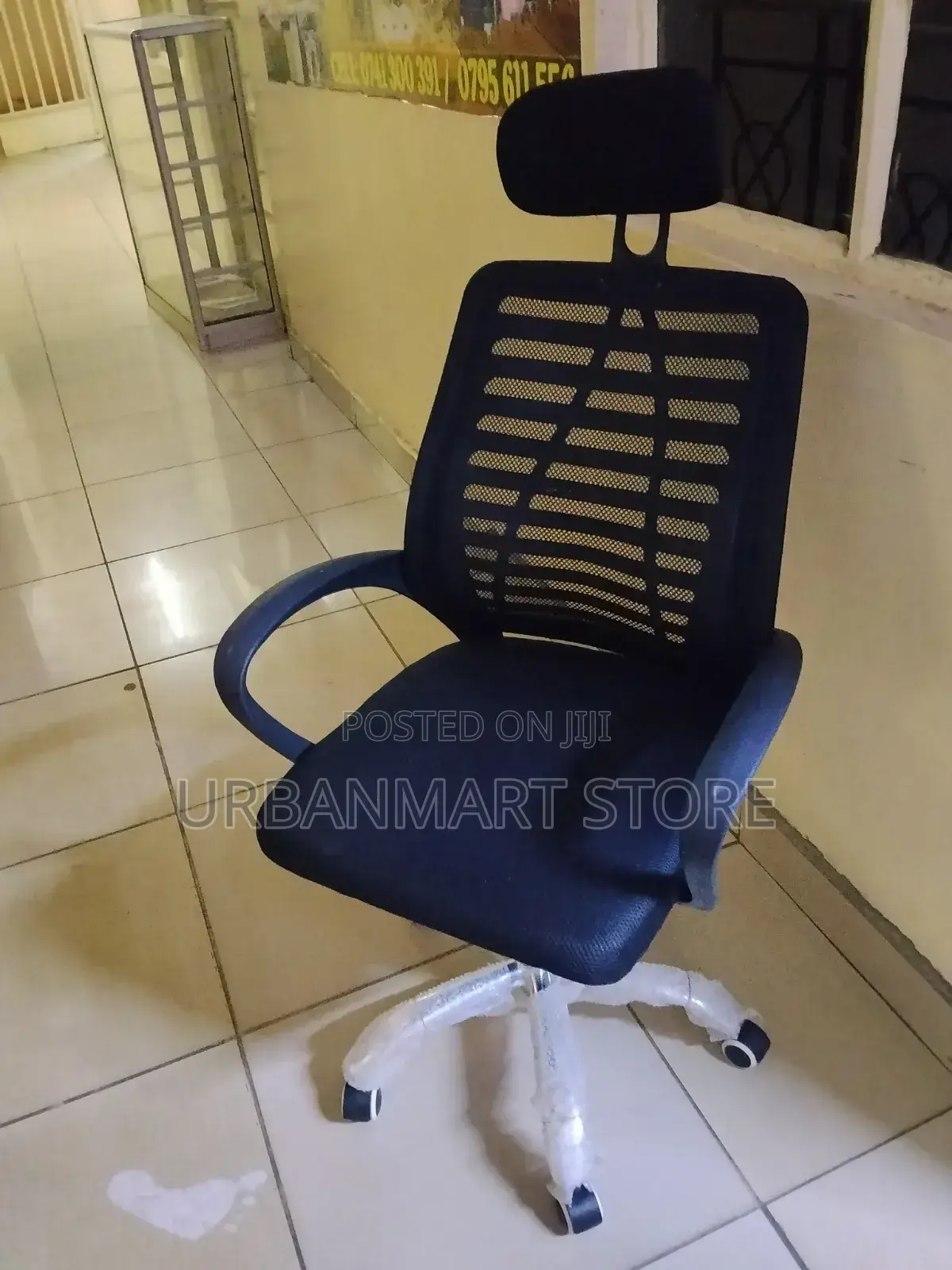 Padded Executive Office Chair With Headrest