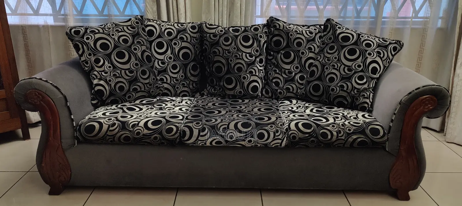 7 Seater Grey Sofa Set