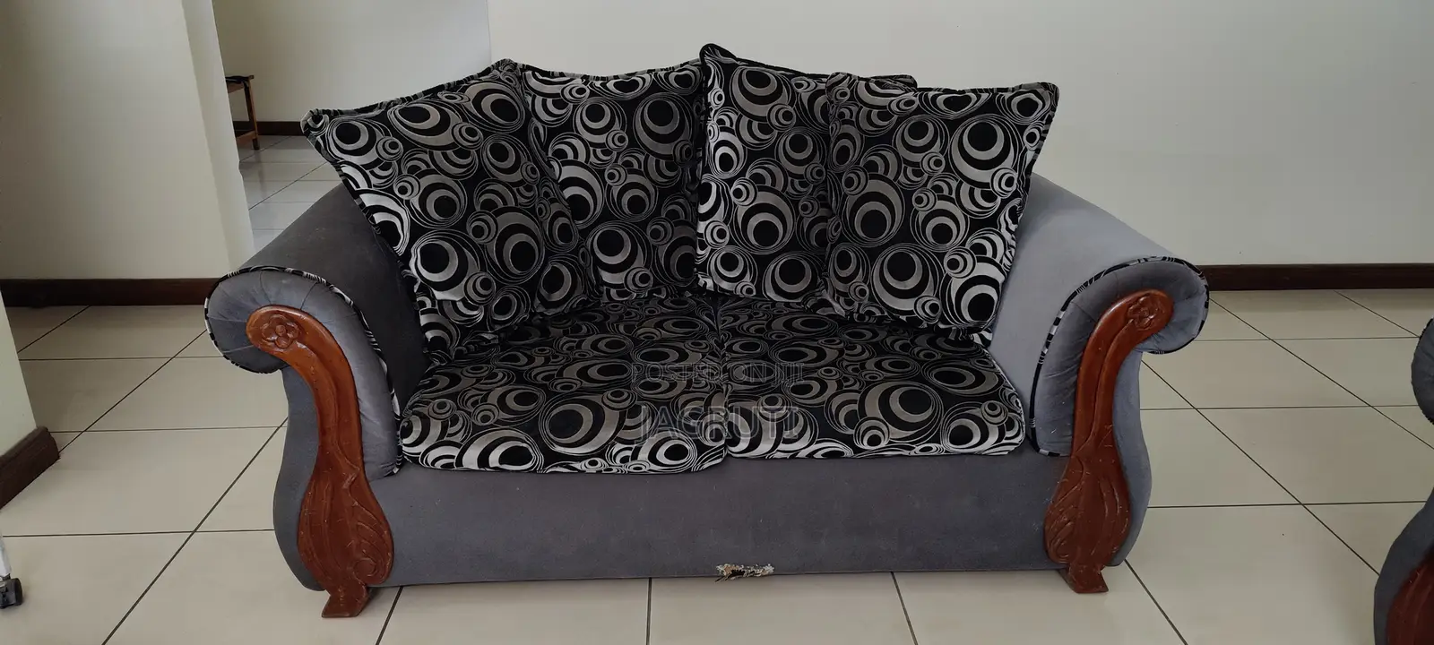 7 Seater Grey Sofa Set