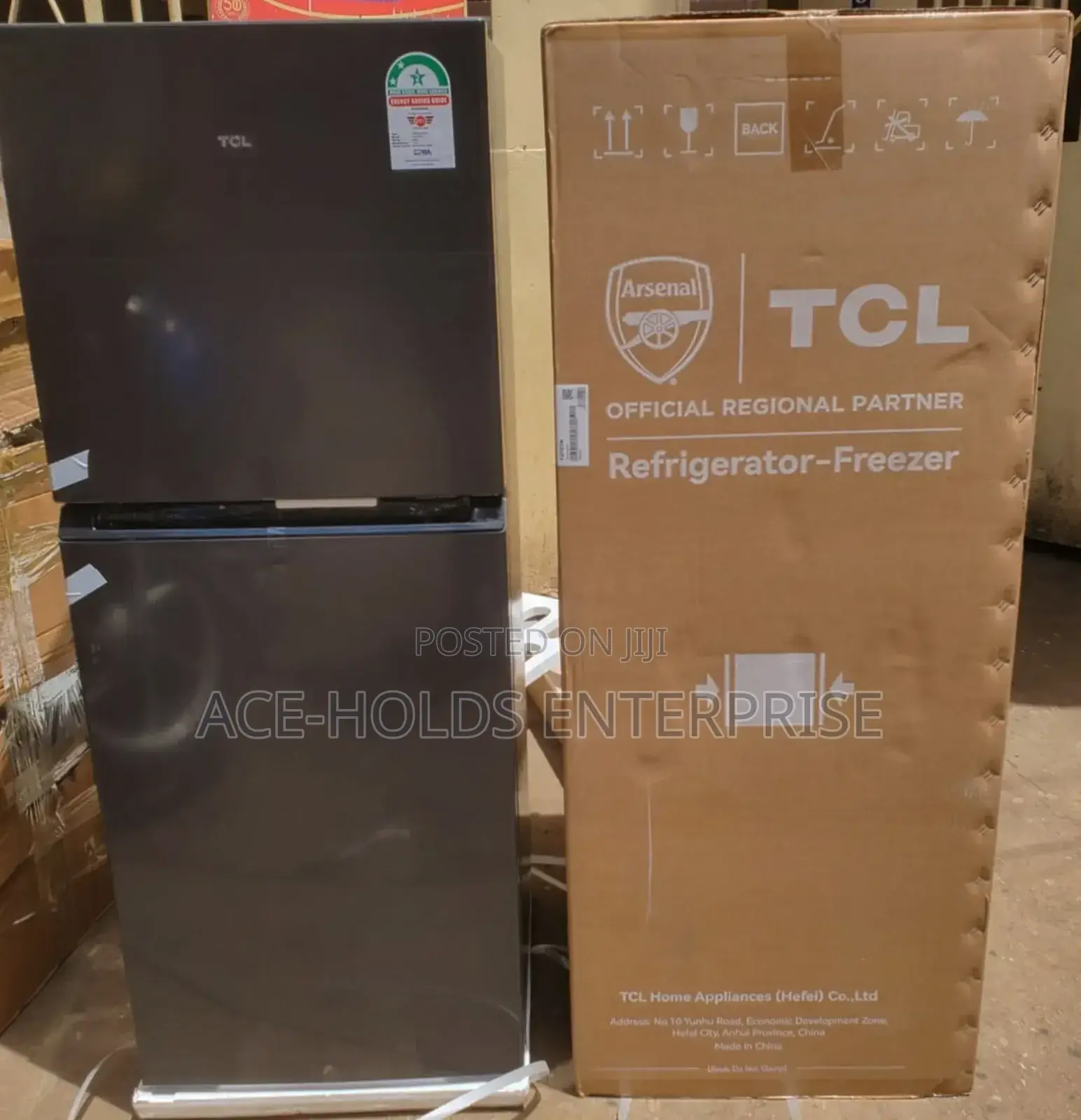TCL 270 Litres- 2 Door Fridge - Top Freezer (2 Star Rated) - F270tm