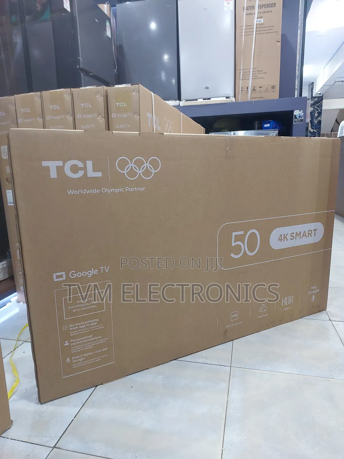 TCL 50′′ 50v6d (New 2026) Google HDR Smart TV