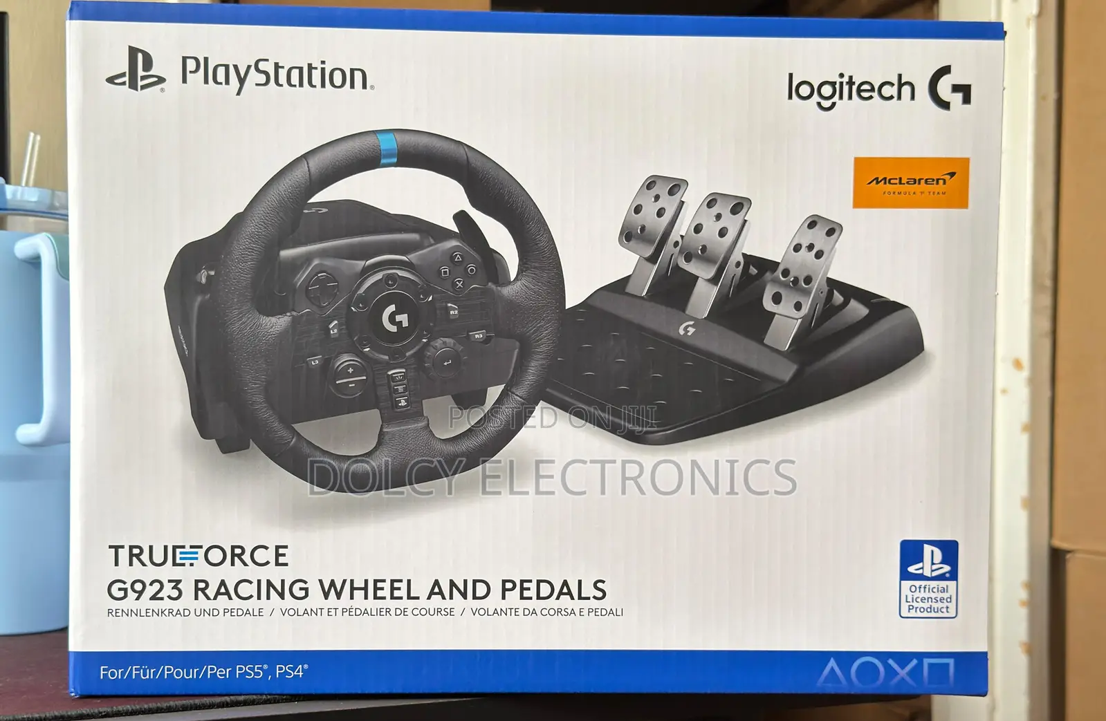 Logitech G923 Racing Wheel and Pedal
