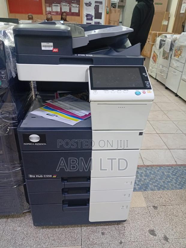 Konica Minolta C558color Laser MFP- With Blistering Performance.