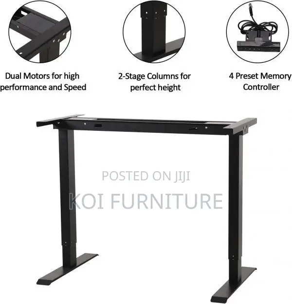 Office Desk; 1.2 Meters Mini Electrical Adjustable Office Table