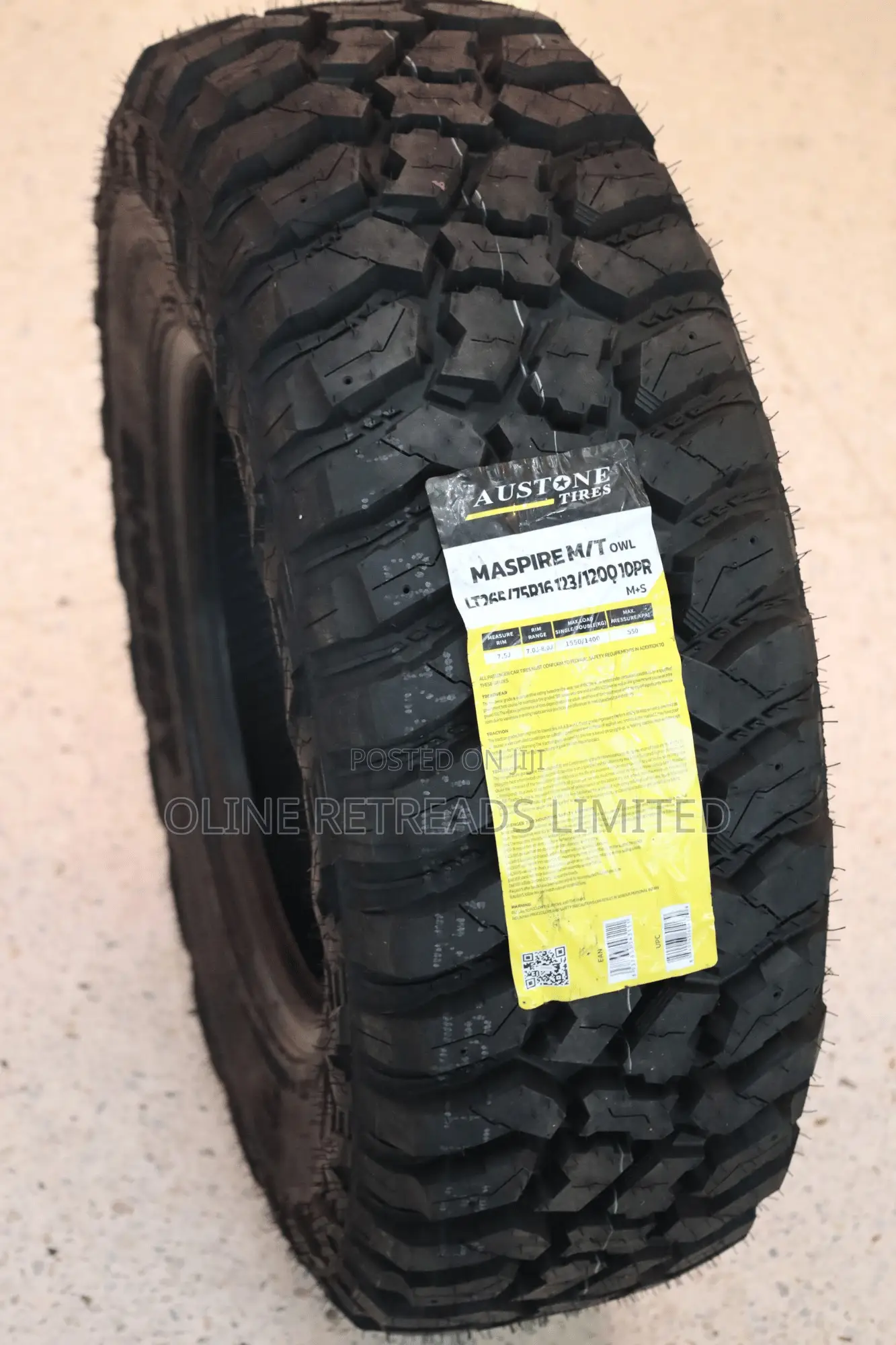 Lt265/75r16 Austone Maspire M/T 10pr