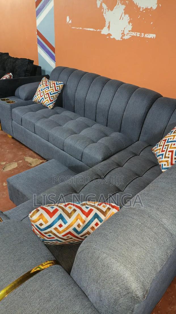 Elegant L-Shaped Sofa for Sale - thumbnail 2