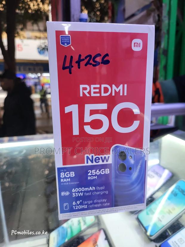 New Xiaomi Redmi 15C 4G 256 GB Black - thumbnail 2