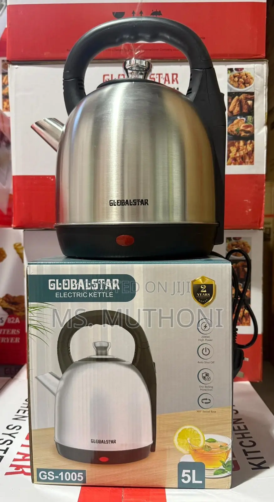 5-Liter Capacity Globalstar Gs-1005 Electric Water Kettle
