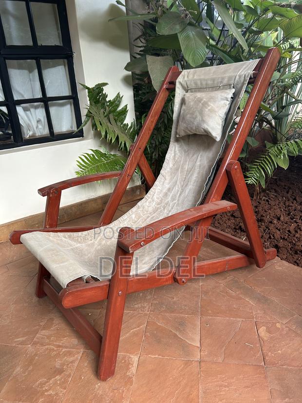 Wood Deckchair