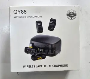 Wireless Lavalier Microphone 4-in-1 Dual Mic With Charging Case