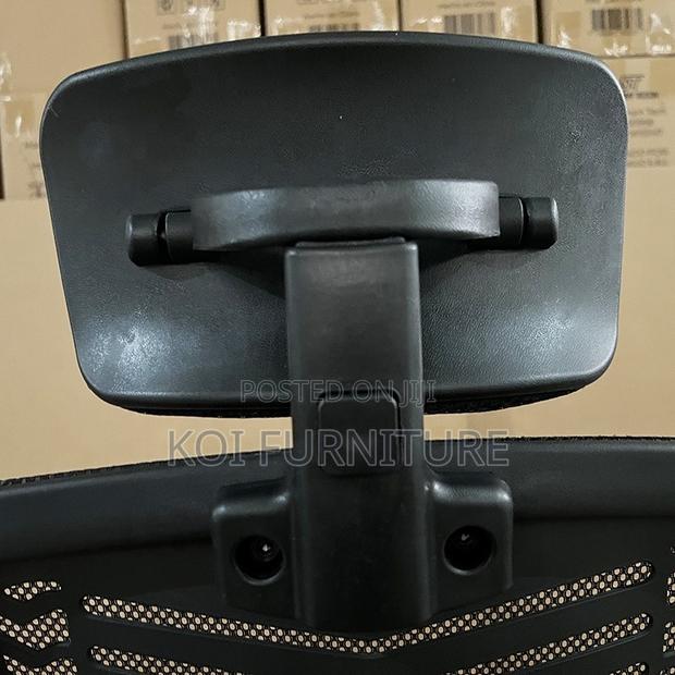 Office Chairs; Ergonomic Managers Executive Headrest Fabric Chairs - thumbnail 6