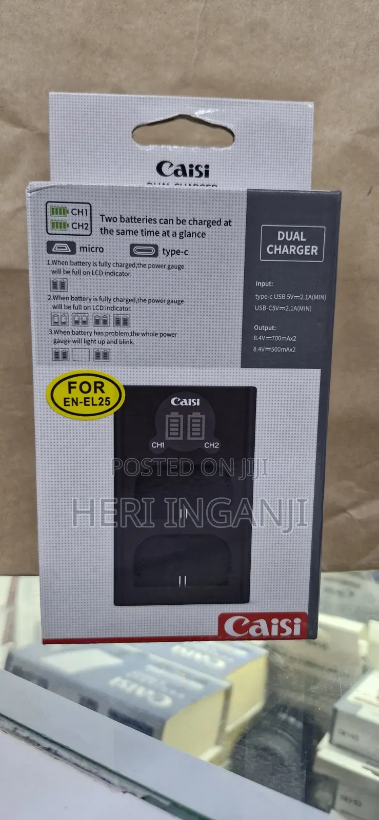 Caisi en -El25 Dual Charger