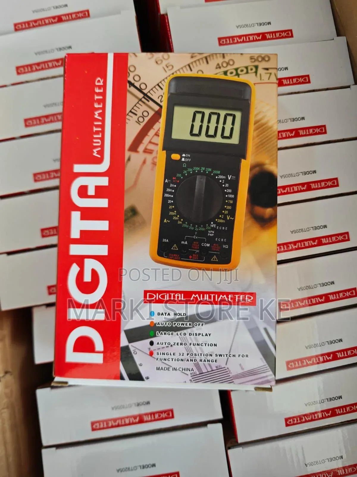 Digital Multimeter With Large LCD Display Dt9205a