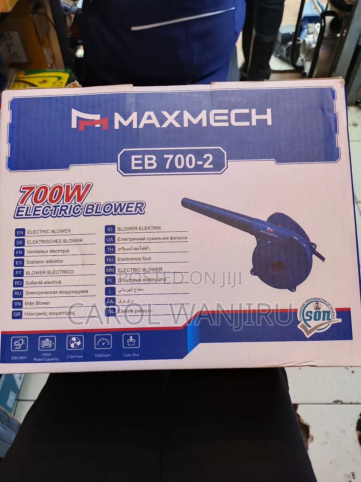 New Maxmech 700w Electric Blower/700w Maxmech Electric Blower