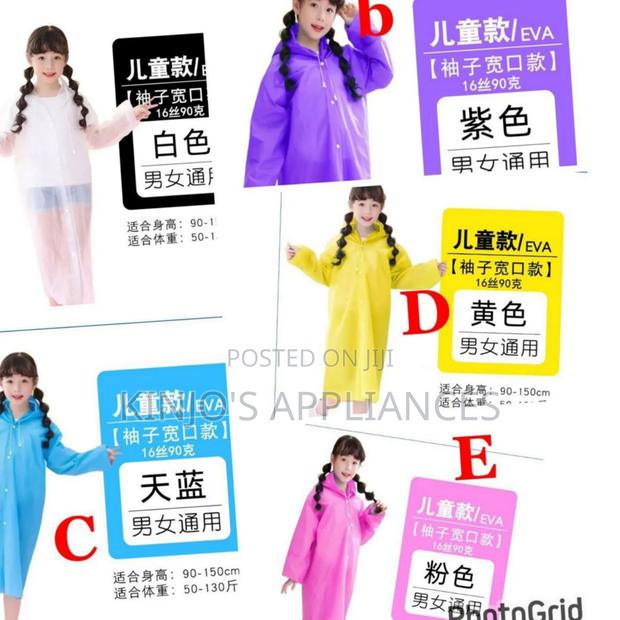 Prepare For El-nino - Durable Light Weight Evarain Coat Kids Raincoat