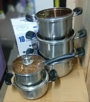 Smart Raha 10pc Stainless Cookware