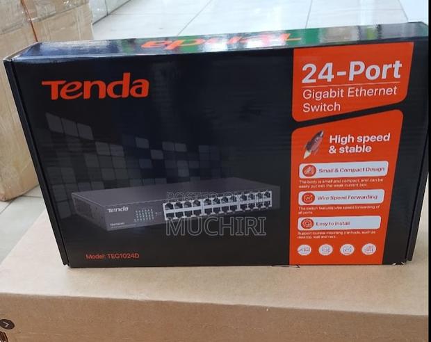 Tenda 24 Port Rackmount Poe Switch Gigabit - main view