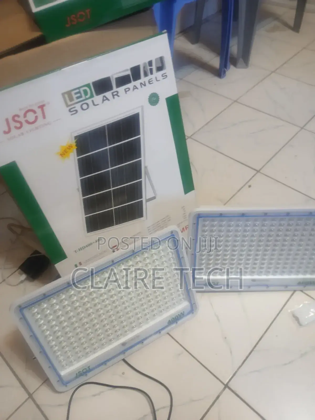Jsot Super Bright Twin Solar Floodlights With Monocrystalline Panel