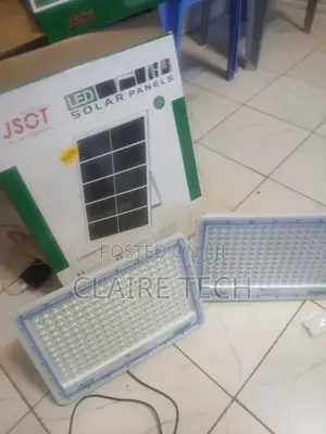 Jsot Super Bright Twin Solar Floodlights With Monocrystalline Panel