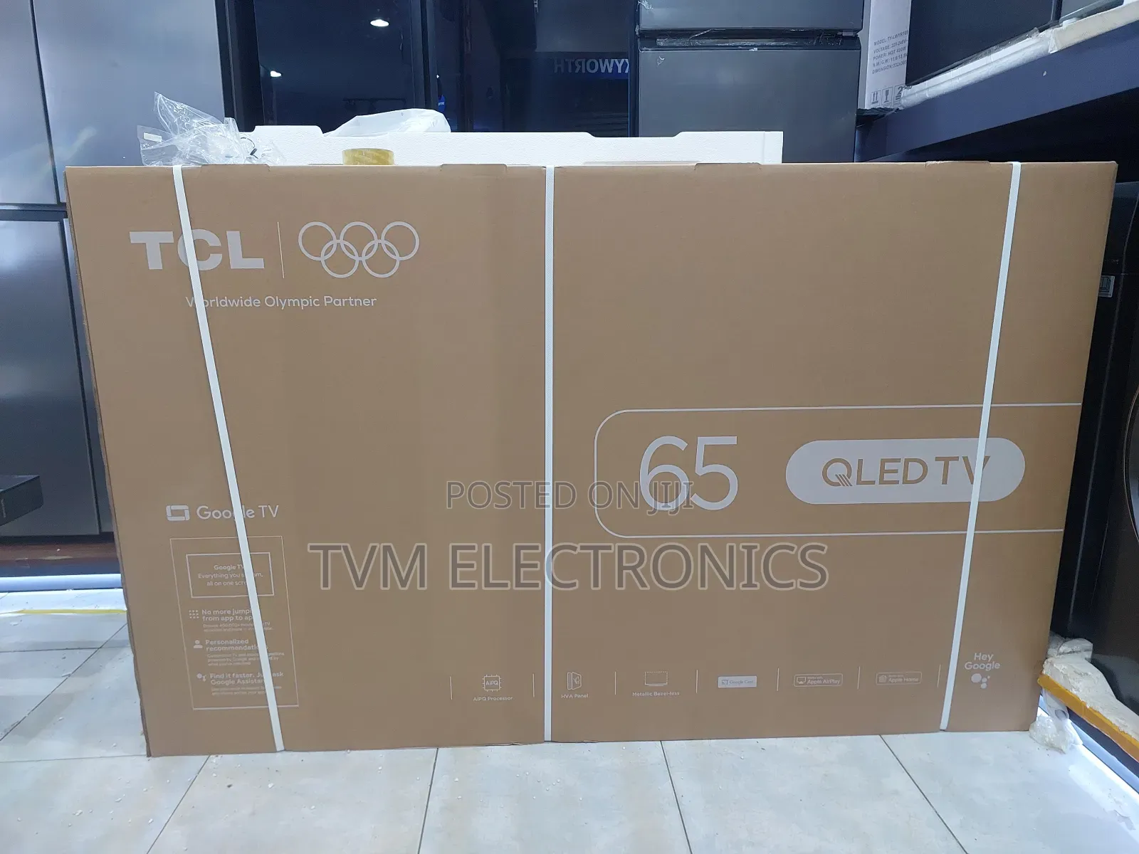 TCL 65′′ T6d Qled HDR Smart Google Tv – 65t6d (New 2026 Model)