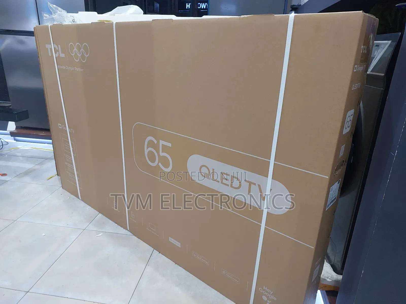 TCL 65′′ T6d Qled HDR Smart Google Tv – 65t6d (New 2026 Model)