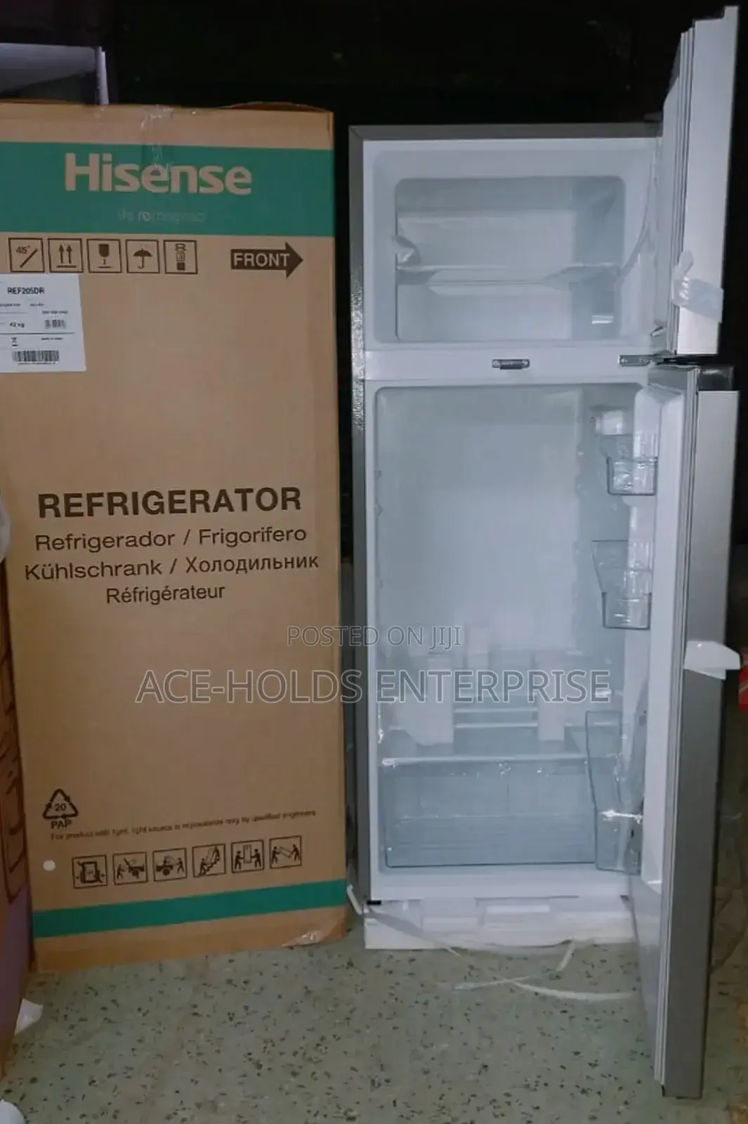 Hisense Fridge 154 Litres Double Door Ref154dr - (2yrs Wrty)