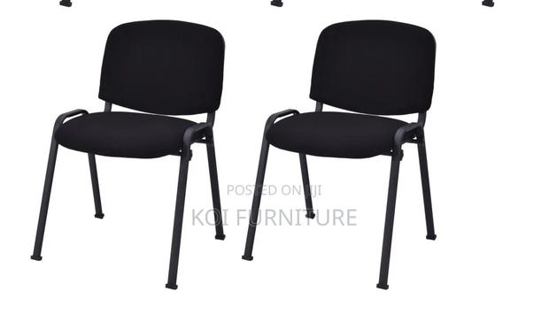 Office Chairs; Giantex Tosca Fabric Office Visitors Chairs - thumbnail 4