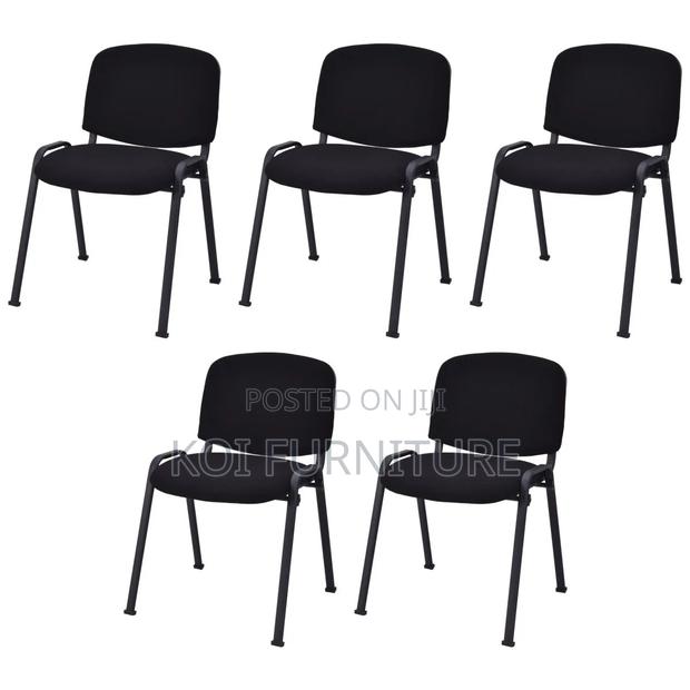 Office Chairs; Giantex Tosca Fabric Office Visitors Chairs - thumbnail 6
