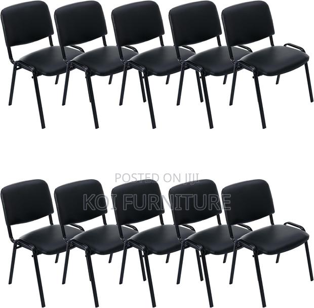 Office Chairs; Giantex Tosca Fabric Office Visitors Chairs - thumbnail 9