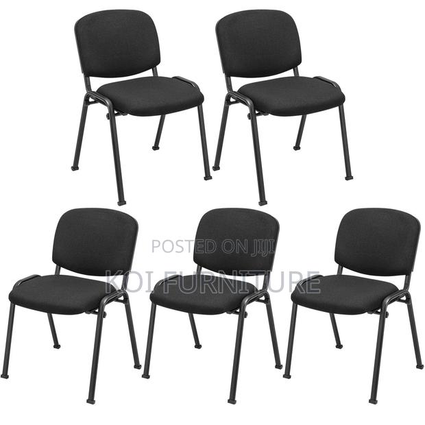 Office Chairs; Giantex Tosca Fabric Office Visitors Chairs - thumbnail 10